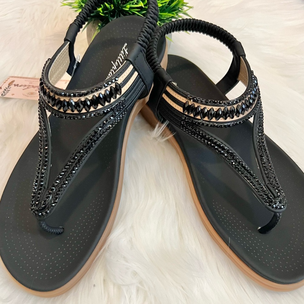 Black Sandals New size 8.5 - Picture 4 of 12